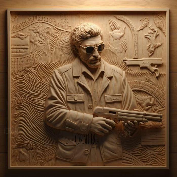 Narcos series 2 stl model for CNC